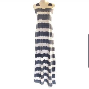 Calvin Klein tie dye cotton maxi dress